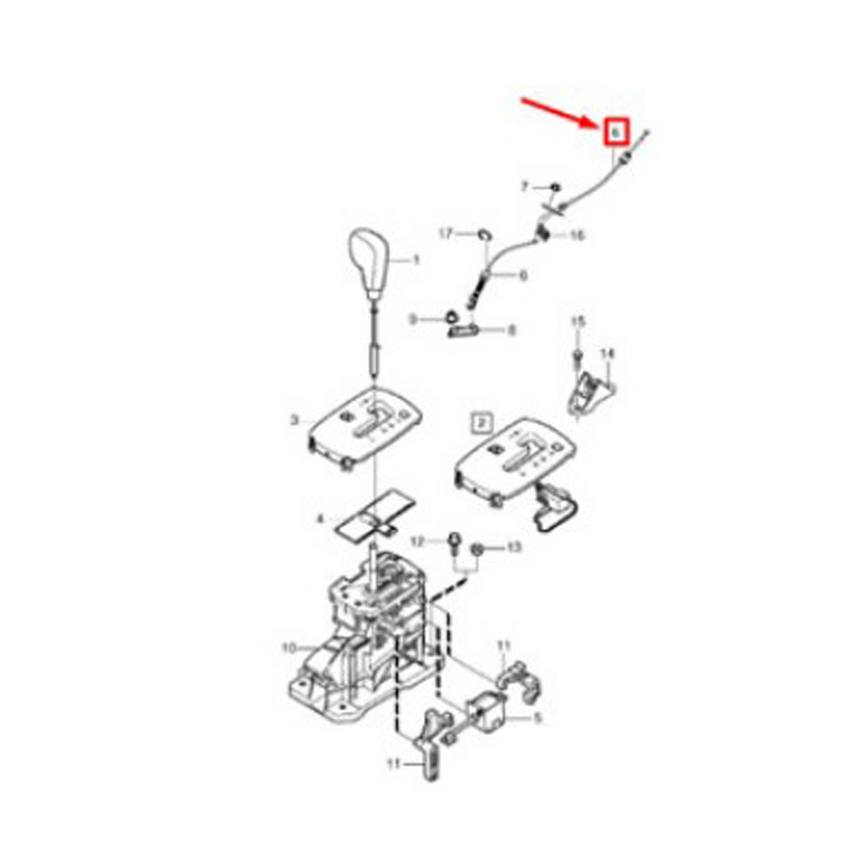 Volvo Auto Trans Shifter Cable 30783150